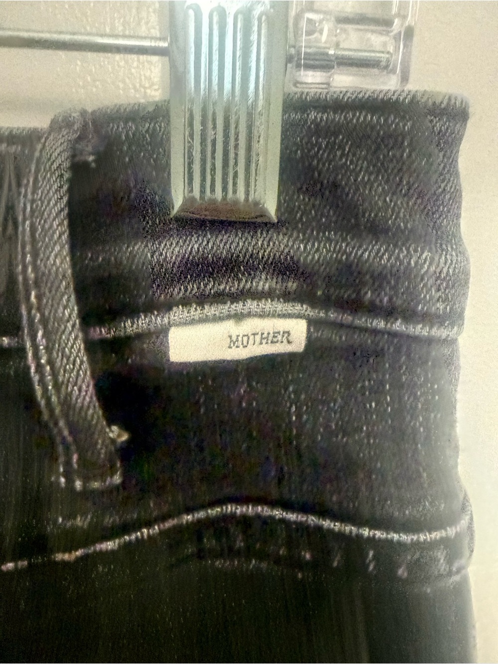 Mother The Hustler Ankle Fray Jeans Nightowl Size 30 Casual Denim Flared Cropped - Picture 6 of 10